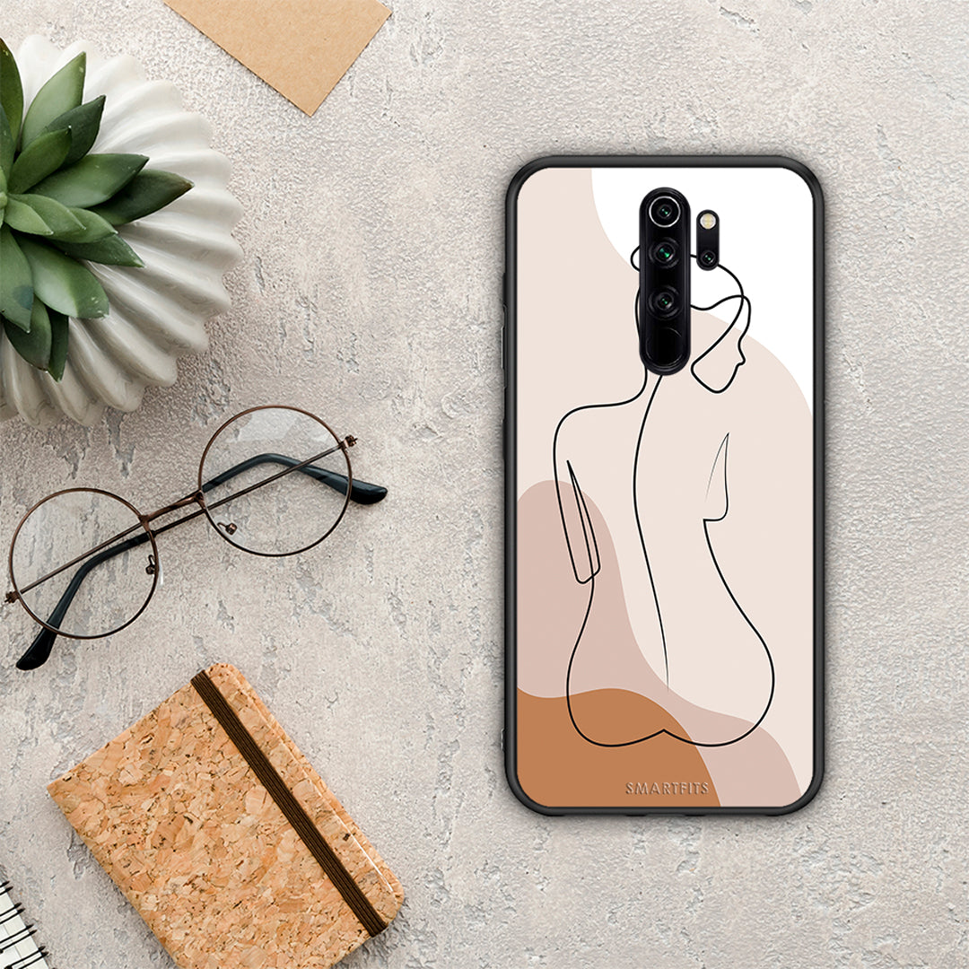 Lineart Woman - Xiaomi Redmi Note 8 Pro case