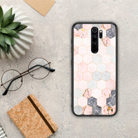 Thumbnail for Marble Hexagon Pink - Xiaomi Redmi Note 8 Pro case