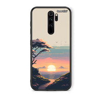 Thumbnail for Xiaomi Redmi Note 8 Pro Pixel Sunset Θήκη από τη Smartfits με σχέδιο στο πίσω μέρος και μαύρο περίβλημα | Smartphone case with colorful back and black bezels by Smartfits