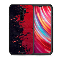 Thumbnail for Θήκη Αγίου Βαλεντίνου Xiaomi Redmi Note 8 Pro Red Paint από τη Smartfits με σχέδιο στο πίσω μέρος και μαύρο περίβλημα | Xiaomi Redmi Note 8 Pro Red Paint case with colorful back and black bezels