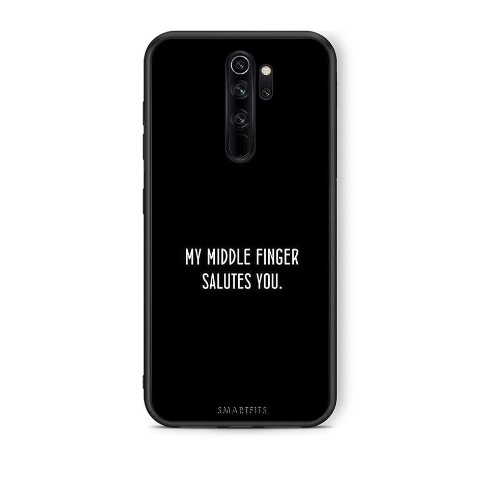 Xiaomi Redmi Note 8 Pro Salute θήκη από τη Smartfits με σχέδιο στο πίσω μέρος και μαύρο περίβλημα | Smartphone case with colorful back and black bezels by Smartfits