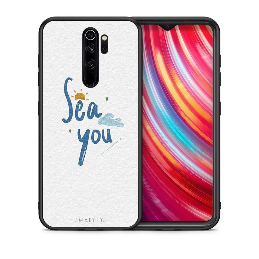 Θήκη Xiaomi Redmi Note 8 Pro Sea You από τη Smartfits με σχέδιο στο πίσω μέρος και μαύρο περίβλημα | Xiaomi Redmi Note 8 Pro Sea You case with colorful back and black bezels