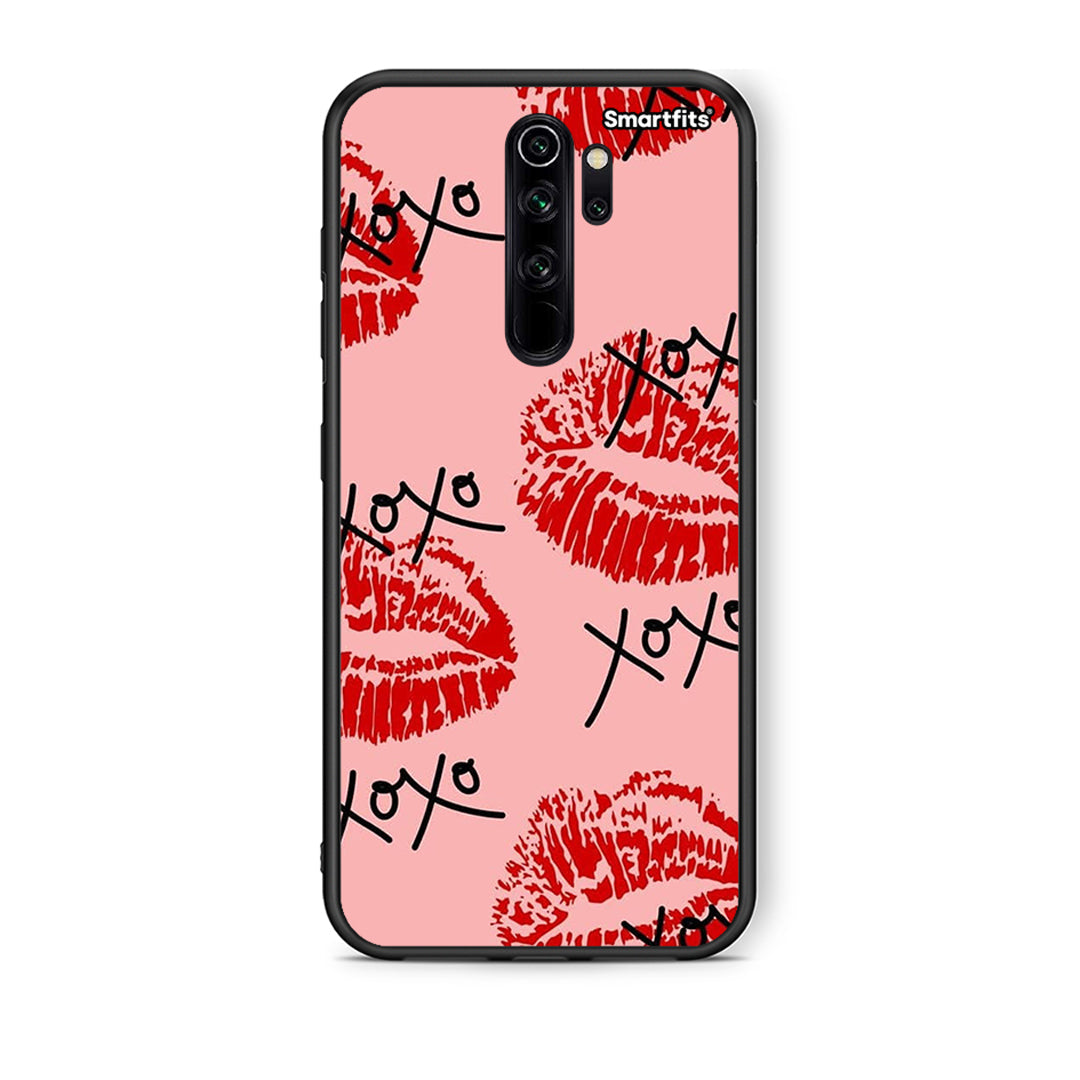 Xiaomi Redmi Note 8 Pro XOXO Lips θήκη από τη Smartfits με σχέδιο στο πίσω μέρος και μαύρο περίβλημα | Smartphone case with colorful back and black bezels by Smartfits