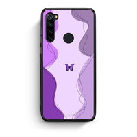 Thumbnail for Xiaomi Redmi Note 8 Purple Mariposa Θήκη Αγίου Βαλεντίνου από τη Smartfits με σχέδιο στο πίσω μέρος και μαύρο περίβλημα | Smartphone case with colorful back and black bezels by Smartfits