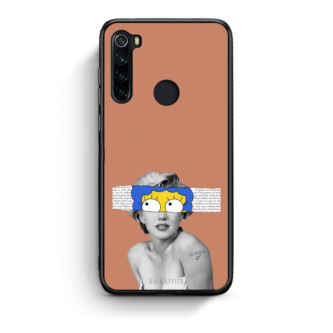 Xiaomi Redmi Note 8 Sim Merilyn θήκη από τη Smartfits με σχέδιο στο πίσω μέρος και μαύρο περίβλημα | Smartphone case with colorful back and black bezels by Smartfits