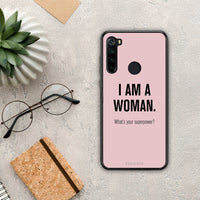 Thumbnail for Superpower Woman - Xiaomi Redmi Note 8 case
