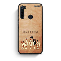 Thumbnail for Xiaomi Redmi Note 8 You Go Girl θήκη από τη Smartfits με σχέδιο στο πίσω μέρος και μαύρο περίβλημα | Smartphone case with colorful back and black bezels by Smartfits