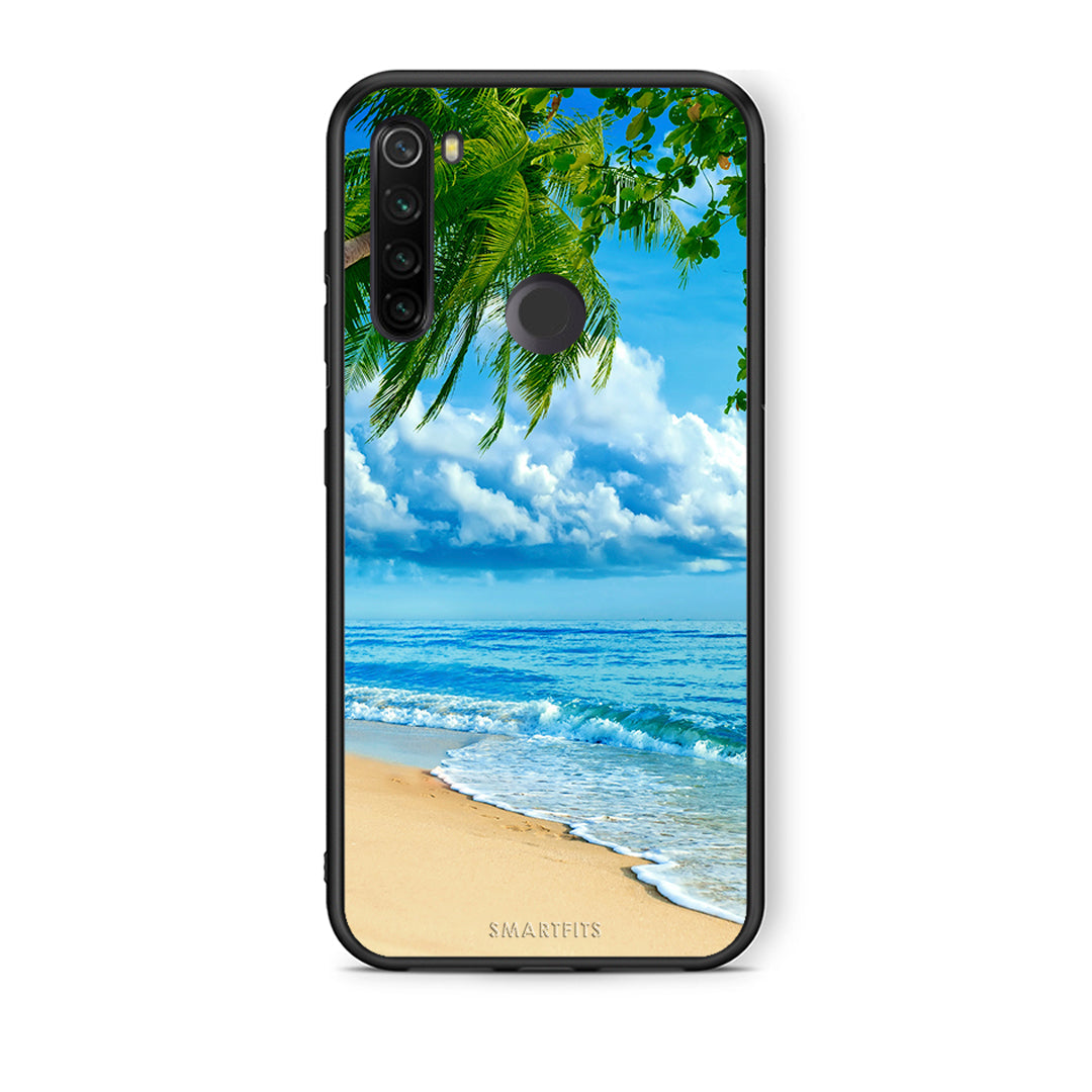 Xiaomi Redmi Note 8T Beautiful Beach θήκη από τη Smartfits με σχέδιο στο πίσω μέρος και μαύρο περίβλημα | Smartphone case with colorful back and black bezels by Smartfits