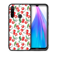 Thumbnail for Θήκη Xiaomi Redmi Note 8T Cherry Summer από τη Smartfits με σχέδιο στο πίσω μέρος και μαύρο περίβλημα | Xiaomi Redmi Note 8 Cherry Summer case with colorful back and black bezels