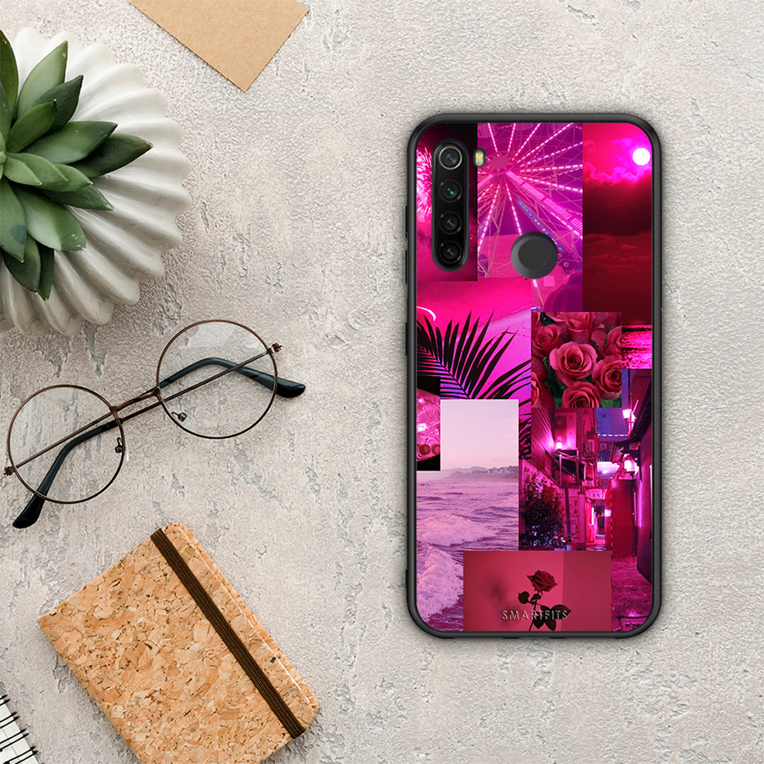 Collage Red Roses - Xiaomi Redmi Note 8T case