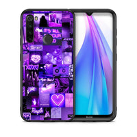 Thumbnail for Θήκη Xiaomi Redmi Note 8T Collage Stay Wild από τη Smartfits με σχέδιο στο πίσω μέρος και μαύρο περίβλημα | Xiaomi Redmi Note 8 Collage Stay Wild case with colorful back and black bezels