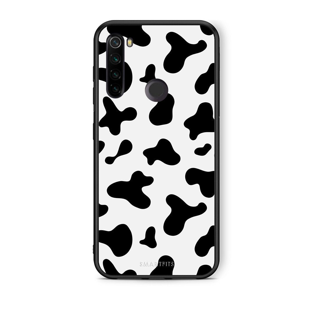 Xiaomi Redmi Note 8T Cow Print θήκη από τη Smartfits με σχέδιο στο πίσω μέρος και μαύρο περίβλημα | Smartphone case with colorful back and black bezels by Smartfits