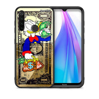 Thumbnail for Θήκη Xiaomi Redmi Note 8T Duck Money από τη Smartfits με σχέδιο στο πίσω μέρος και μαύρο περίβλημα | Xiaomi Redmi Note 8 Duck Money case with colorful back and black bezels