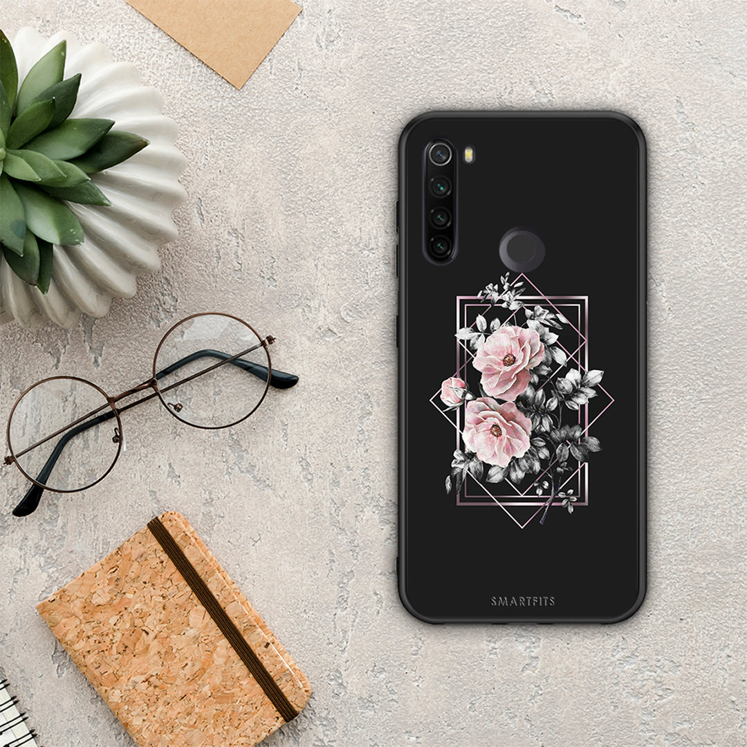Flower Frame - Xiaomi Redmi Note 8T θήκη