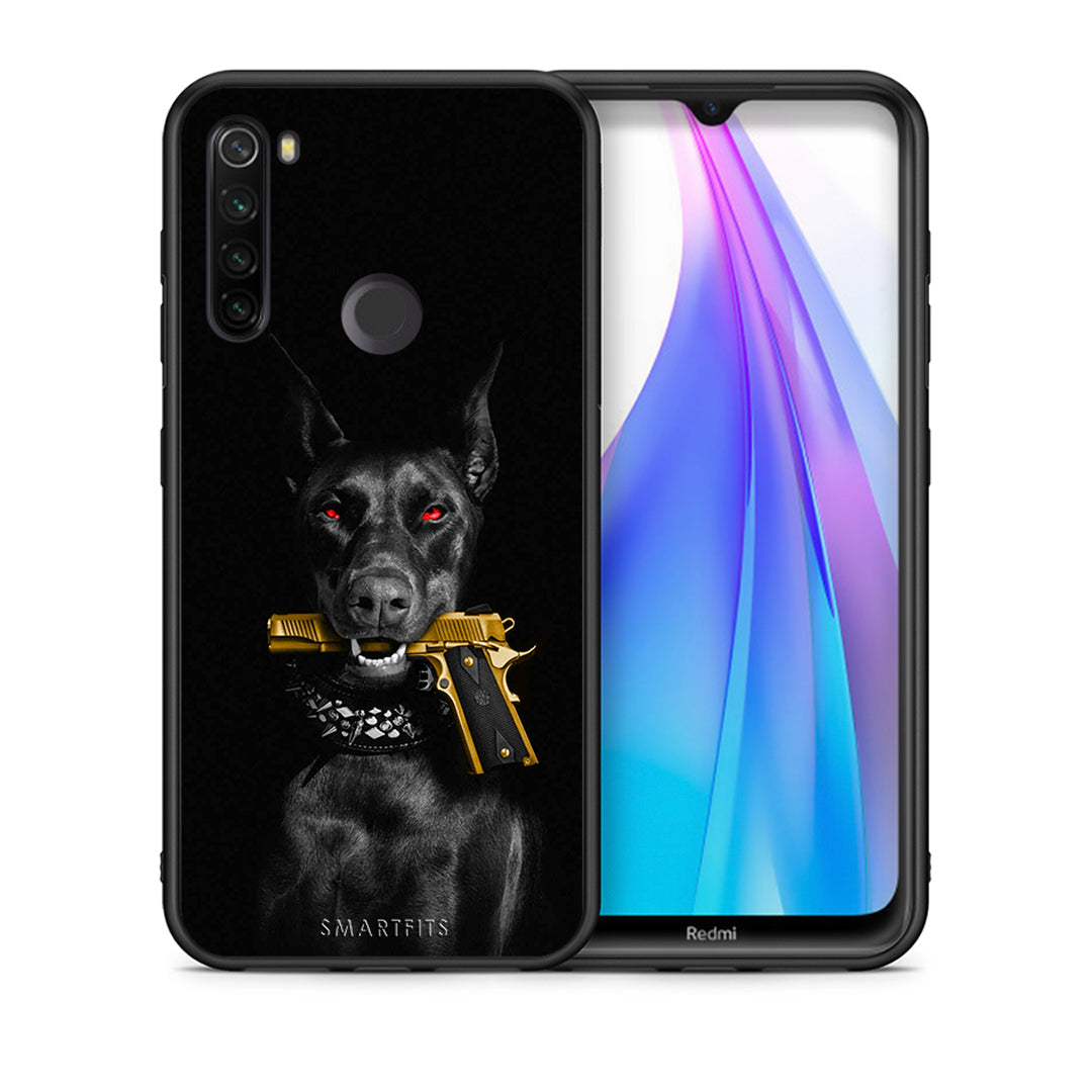 Θήκη Αγίου Βαλεντίνου Xiaomi Redmi Note 8T Golden Gun από τη Smartfits με σχέδιο στο πίσω μέρος και μαύρο περίβλημα | Xiaomi Redmi Note 8 Golden Gun case with colorful back and black bezels