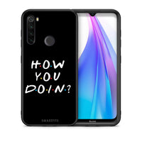 Thumbnail for Θήκη Xiaomi Redmi Note 8T How You Doin από τη Smartfits με σχέδιο στο πίσω μέρος και μαύρο περίβλημα | Xiaomi Redmi Note 8 How You Doin case with colorful back and black bezels