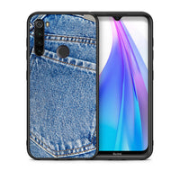 Thumbnail for Θήκη Xiaomi Redmi Note 8T Jeans Pocket από τη Smartfits με σχέδιο στο πίσω μέρος και μαύρο περίβλημα | Xiaomi Redmi Note 8 Jeans Pocket case with colorful back and black bezels