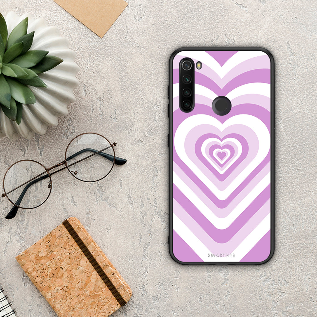 Lilac Hearts - Xiaomi Redmi Note 8T case
