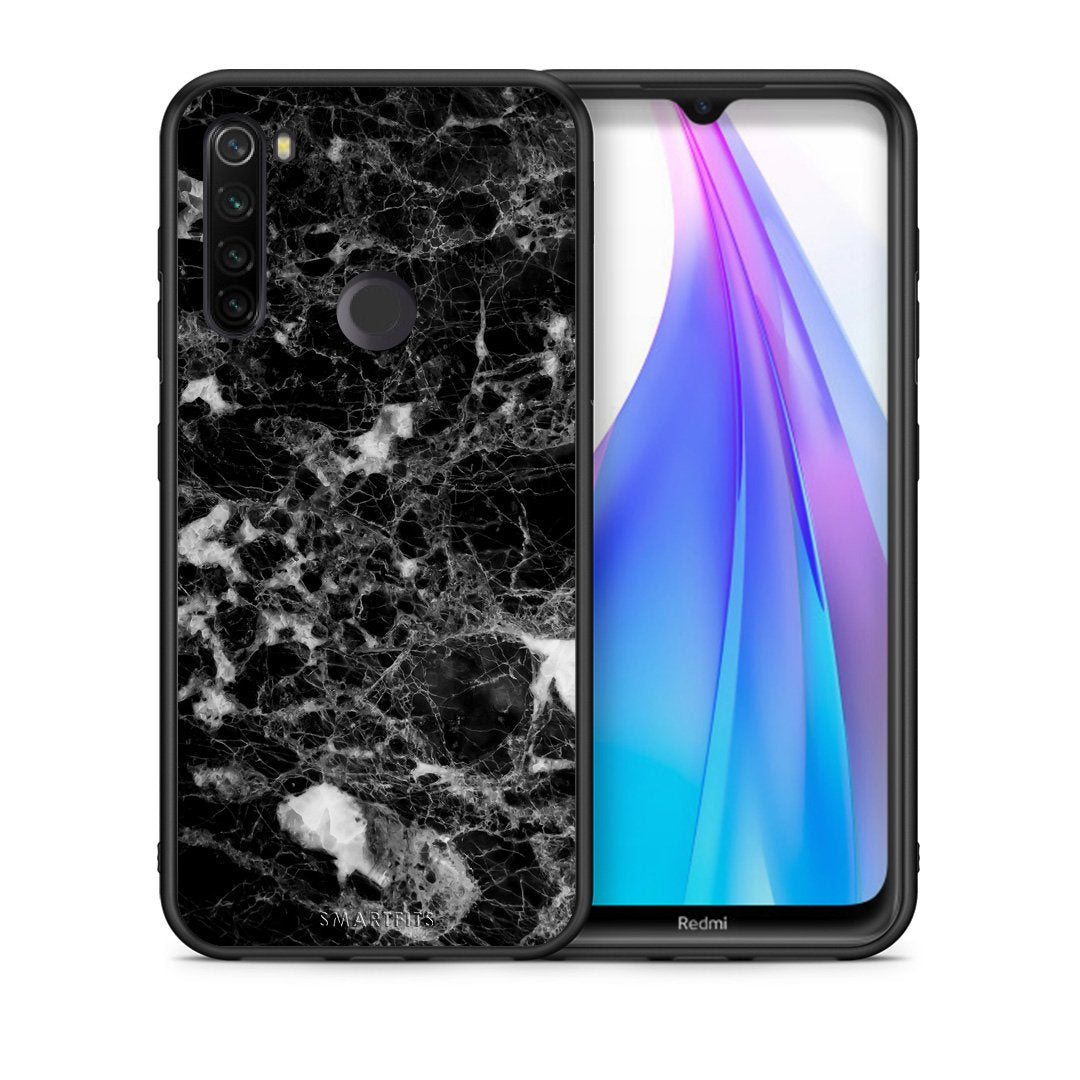 Θήκη Xiaomi Redmi Note 8T Male Marble από τη Smartfits με σχέδιο στο πίσω μέρος και μαύρο περίβλημα | Xiaomi Redmi Note 8T Male Marble case with colorful back and black bezels