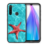 Thumbnail for Θήκη Xiaomi Redmi Note 8T Red Starfish από τη Smartfits με σχέδιο στο πίσω μέρος και μαύρο περίβλημα | Xiaomi Redmi Note 8 Red Starfish case with colorful back and black bezels