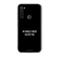 Thumbnail for Xiaomi Redmi Note 8T Salute θήκη από τη Smartfits με σχέδιο στο πίσω μέρος και μαύρο περίβλημα | Smartphone case with colorful back and black bezels by Smartfits