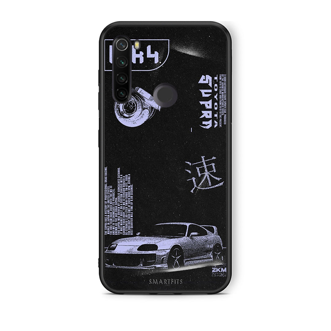 Xiaomi Redmi Note 8T Tokyo Drift θήκη από τη Smartfits με σχέδιο στο πίσω μέρος και μαύρο περίβλημα | Smartphone case with colorful back and black bezels by Smartfits