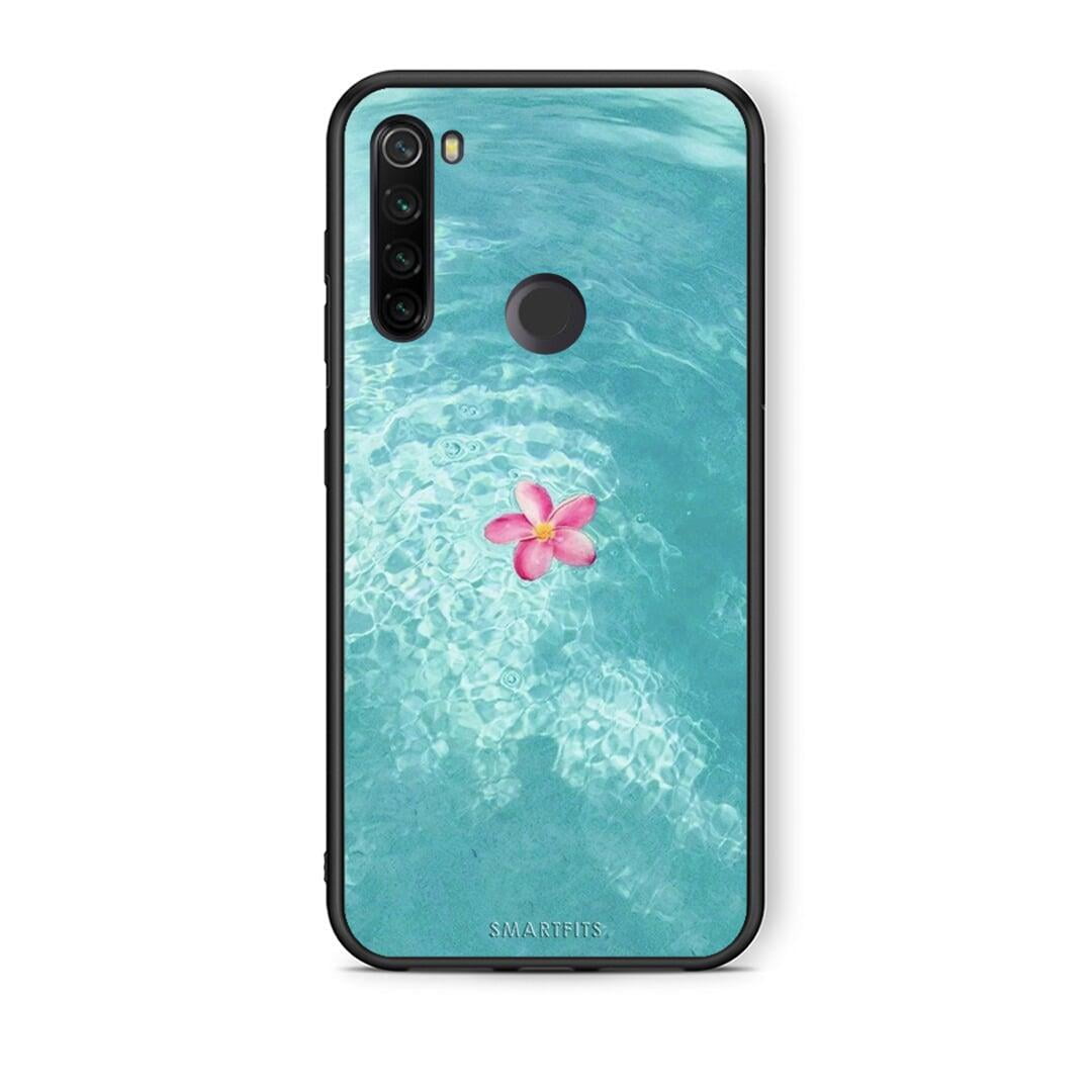 Xiaomi Redmi Note 8T Water Flower Θήκη από τη Smartfits με σχέδιο στο πίσω μέρος και μαύρο περίβλημα | Smartphone case with colorful back and black bezels by Smartfits