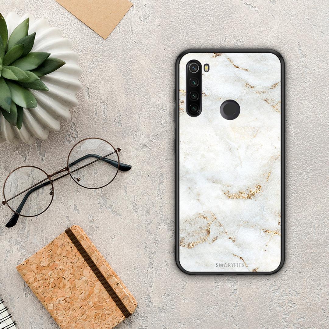 White Gold Marble - Xiaomi Redmi Note 8T case