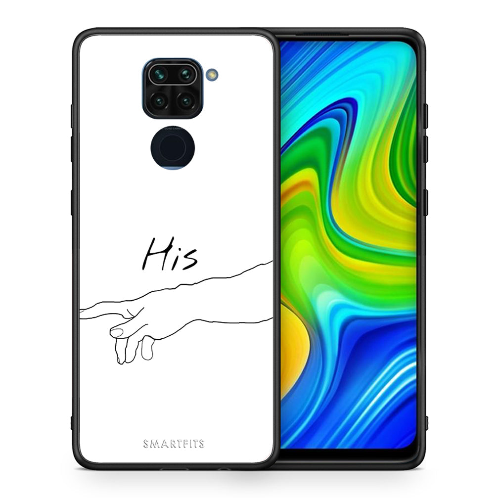 Θήκη Αγίου Βαλεντίνου Xiaomi Redmi Note 9 Aeshetic Love 2 από τη Smartfits με σχέδιο στο πίσω μέρος και μαύρο περίβλημα | Xiaomi Redmi Note 9 Aeshetic Love 2 case with colorful back and black bezels