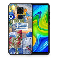 Thumbnail for Θήκη Xiaomi Redmi Note 9 All Greek από τη Smartfits με σχέδιο στο πίσω μέρος και μαύρο περίβλημα | Xiaomi Redmi Note 9 All Greek case with colorful back and black bezels