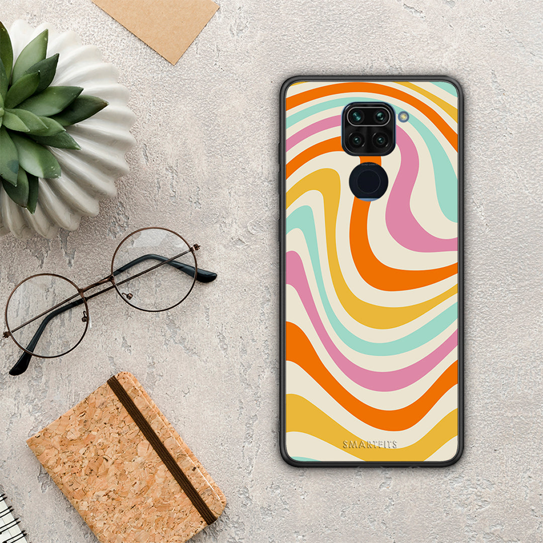 Colorful Waves - Xiaomi Redmi Note 9 case