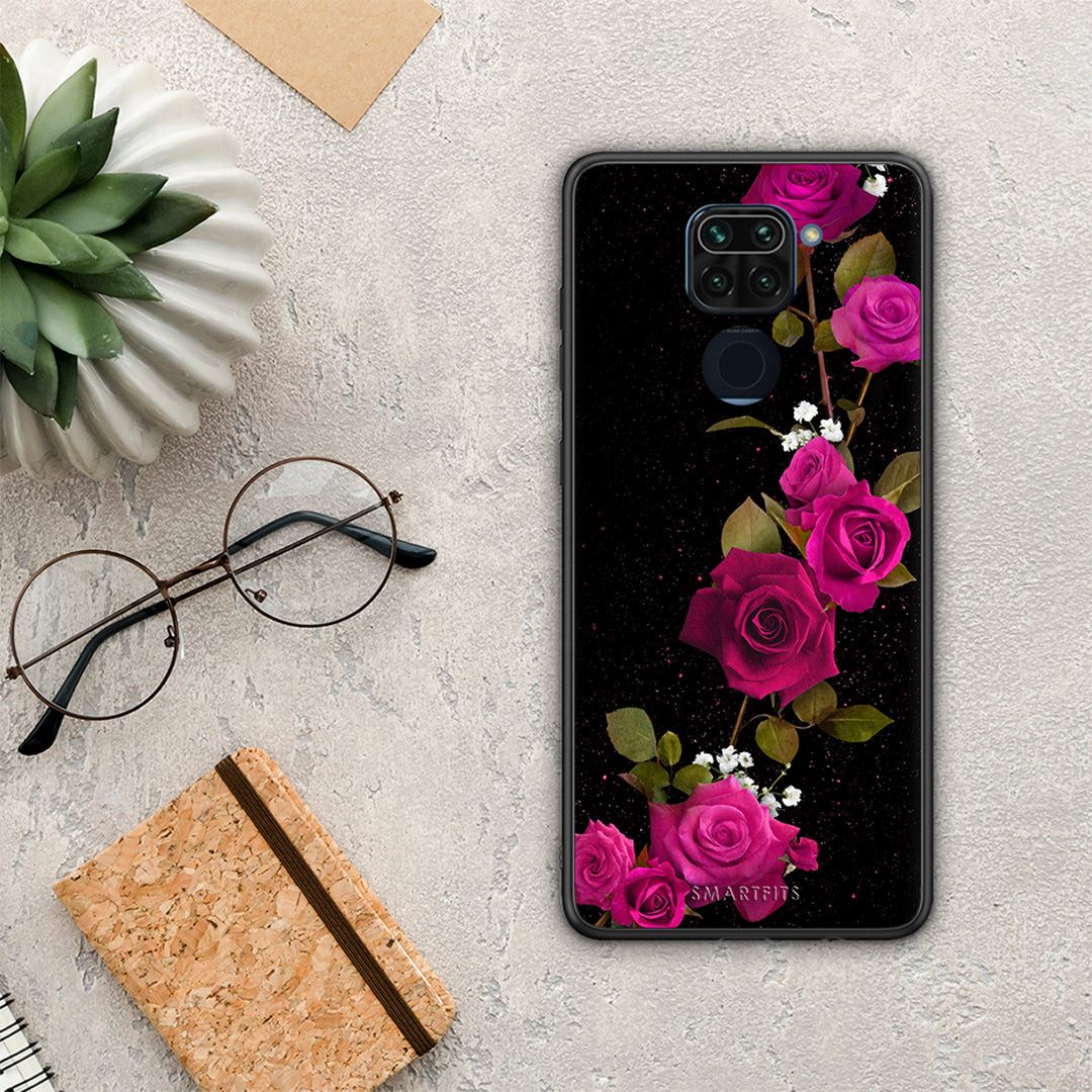 Flower Red Roses - Xiaomi Redmi Note 9 case