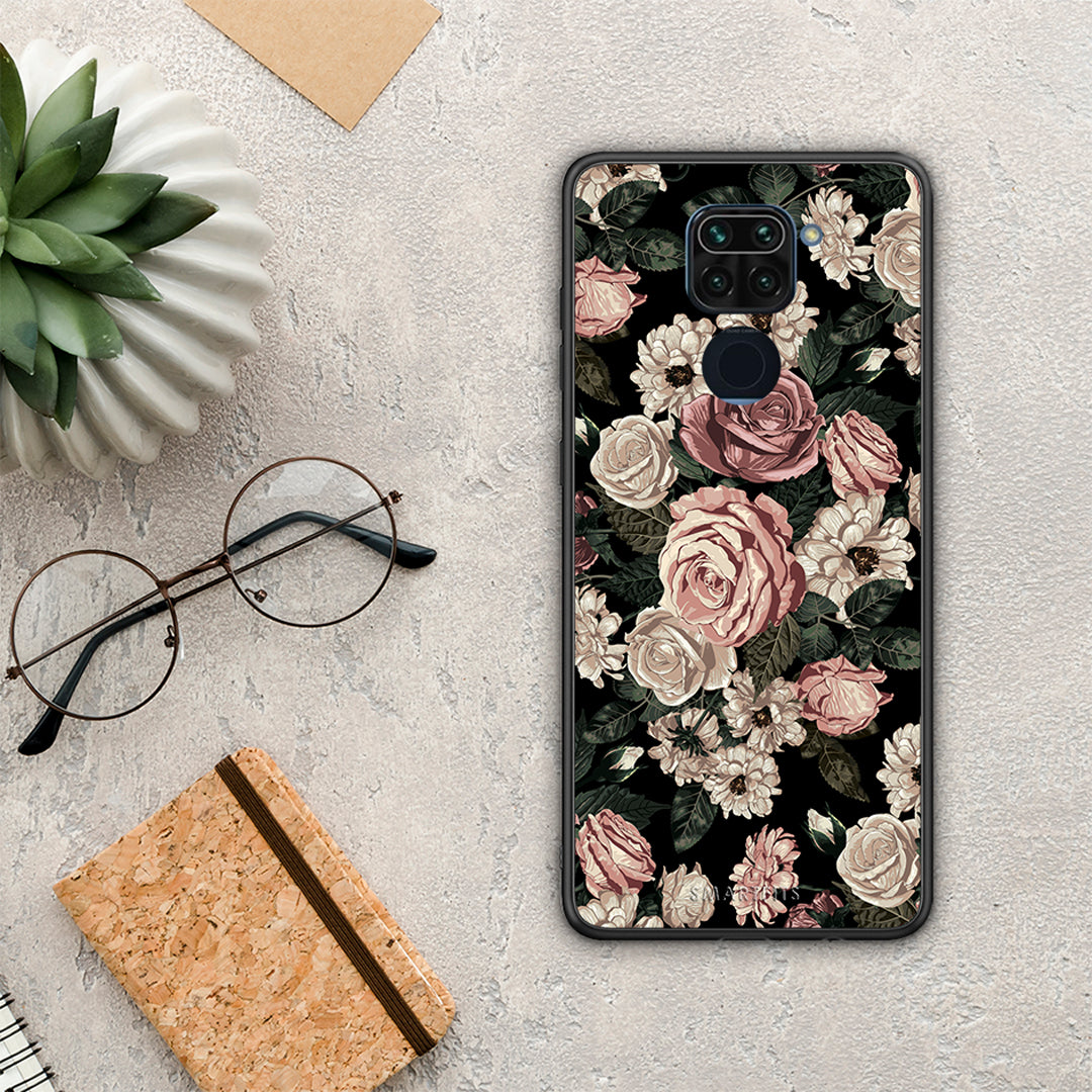 Flower Wild Roses - Xiaomi Redmi Note 9 case