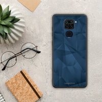 Thumbnail for Geometric Blue Abstract - Xiaomi Redmi Note 9 case