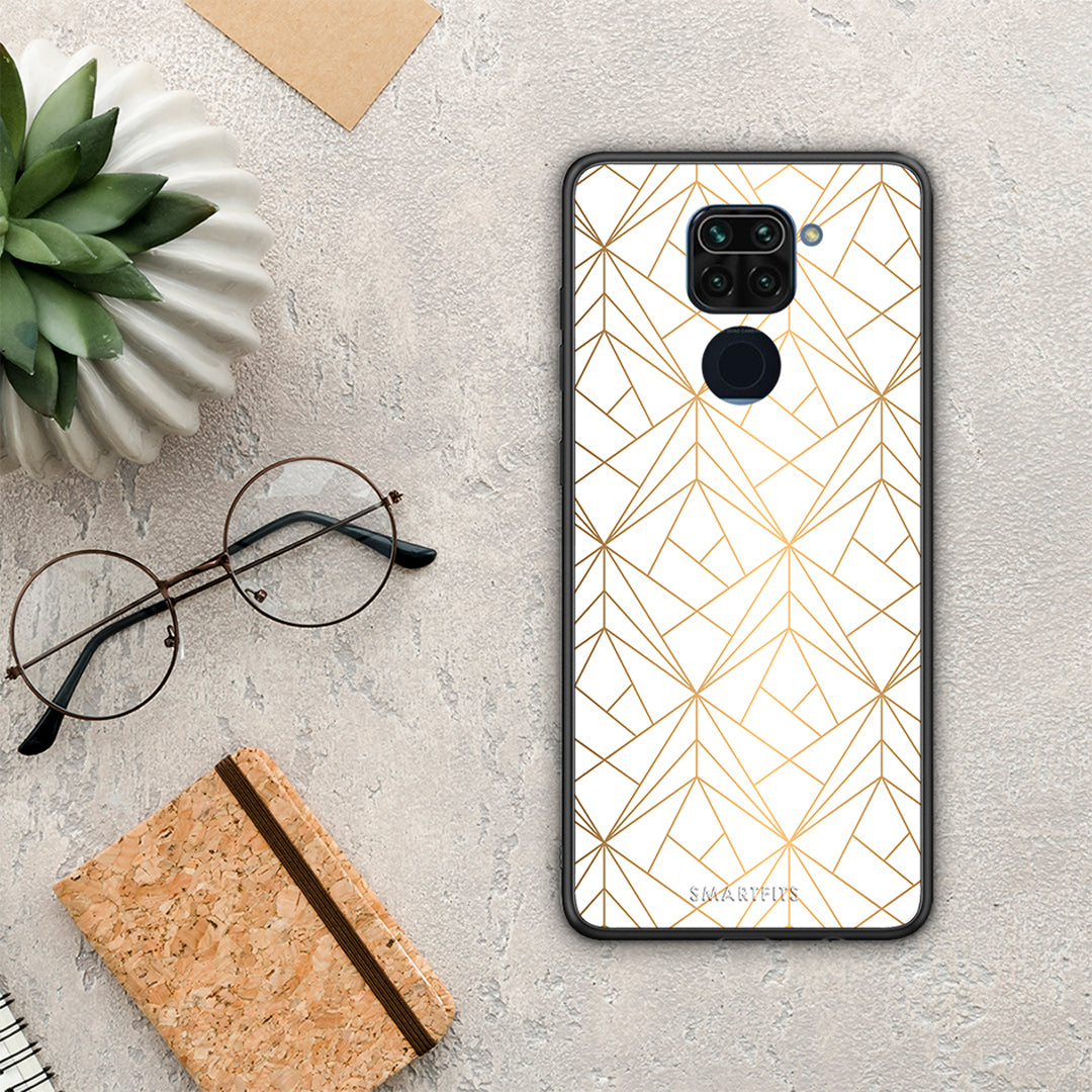 Geometric Luxury White - Xiaomi Redmi Note 9 Case