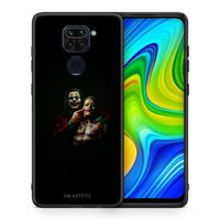 Thumbnail for Θήκη Xiaomi Redmi Note 9 Clown Hero από τη Smartfits με σχέδιο στο πίσω μέρος και μαύρο περίβλημα | Xiaomi Redmi Note 9 Clown Hero case with colorful back and black bezels