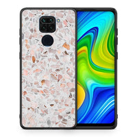 Thumbnail for Θήκη Xiaomi Redmi Note 9 Marble Terrazzo από τη Smartfits με σχέδιο στο πίσω μέρος και μαύρο περίβλημα | Xiaomi Redmi Note 9 Marble Terrazzo case with colorful back and black bezels