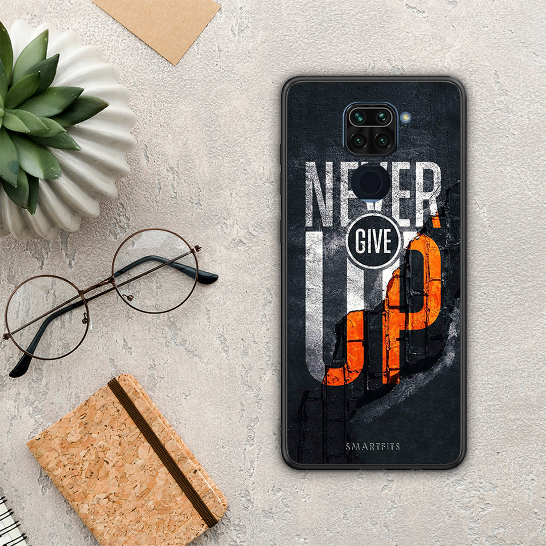 Never Give Up - Xiaomi Redmi Note 9 case