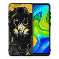 Thumbnail for Θήκη Xiaomi Redmi Note 9 Mask PopArt από τη Smartfits με σχέδιο στο πίσω μέρος και μαύρο περίβλημα | Xiaomi Redmi Note 9 Mask PopArt case with colorful back and black bezels