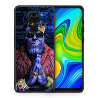 Thumbnail for Θήκη Xiaomi Redmi Note 9 Thanos PopArt από τη Smartfits με σχέδιο στο πίσω μέρος και μαύρο περίβλημα | Xiaomi Redmi Note 9 Thanos PopArt case with colorful back and black bezels