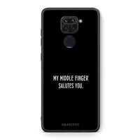 Thumbnail for Θήκη Xiaomi Redmi Note 9 Salute από τη Smartfits με σχέδιο στο πίσω μέρος και μαύρο περίβλημα | Xiaomi Redmi Note 9 Salute case with colorful back and black bezels