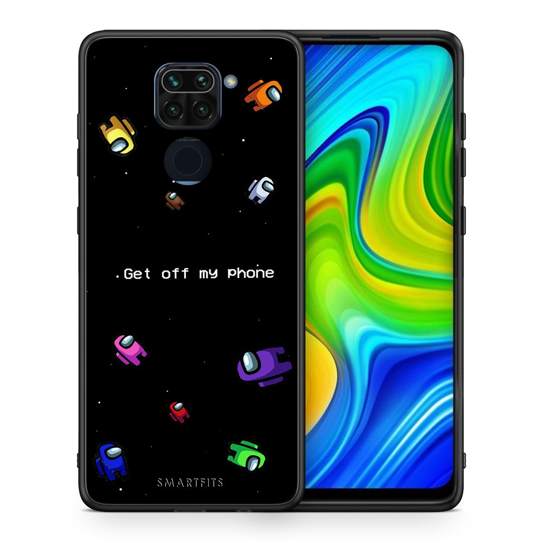 Θήκη Xiaomi Redmi Note 9 AFK Text από τη Smartfits με σχέδιο στο πίσω μέρος και μαύρο περίβλημα | Xiaomi Redmi Note 9 AFK Text case with colorful back and black bezels