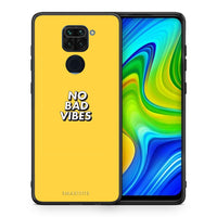 Thumbnail for Θήκη Xiaomi Redmi Note 9 Vibes Text από τη Smartfits με σχέδιο στο πίσω μέρος και μαύρο περίβλημα | Xiaomi Redmi Note 9 Vibes Text case with colorful back and black bezels