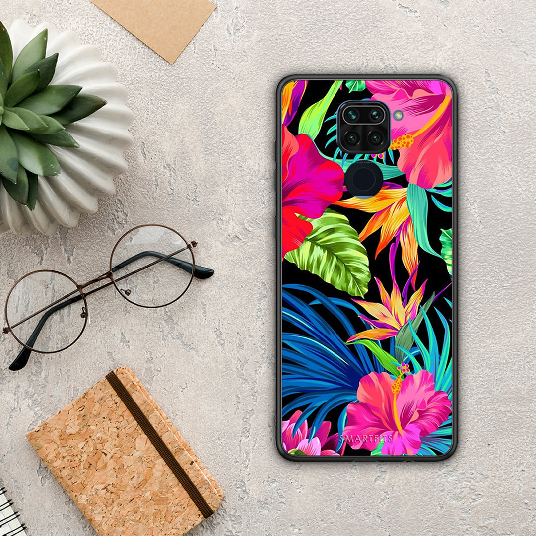 Tropical Flowers - Xiaomi Redmi Note 9 case