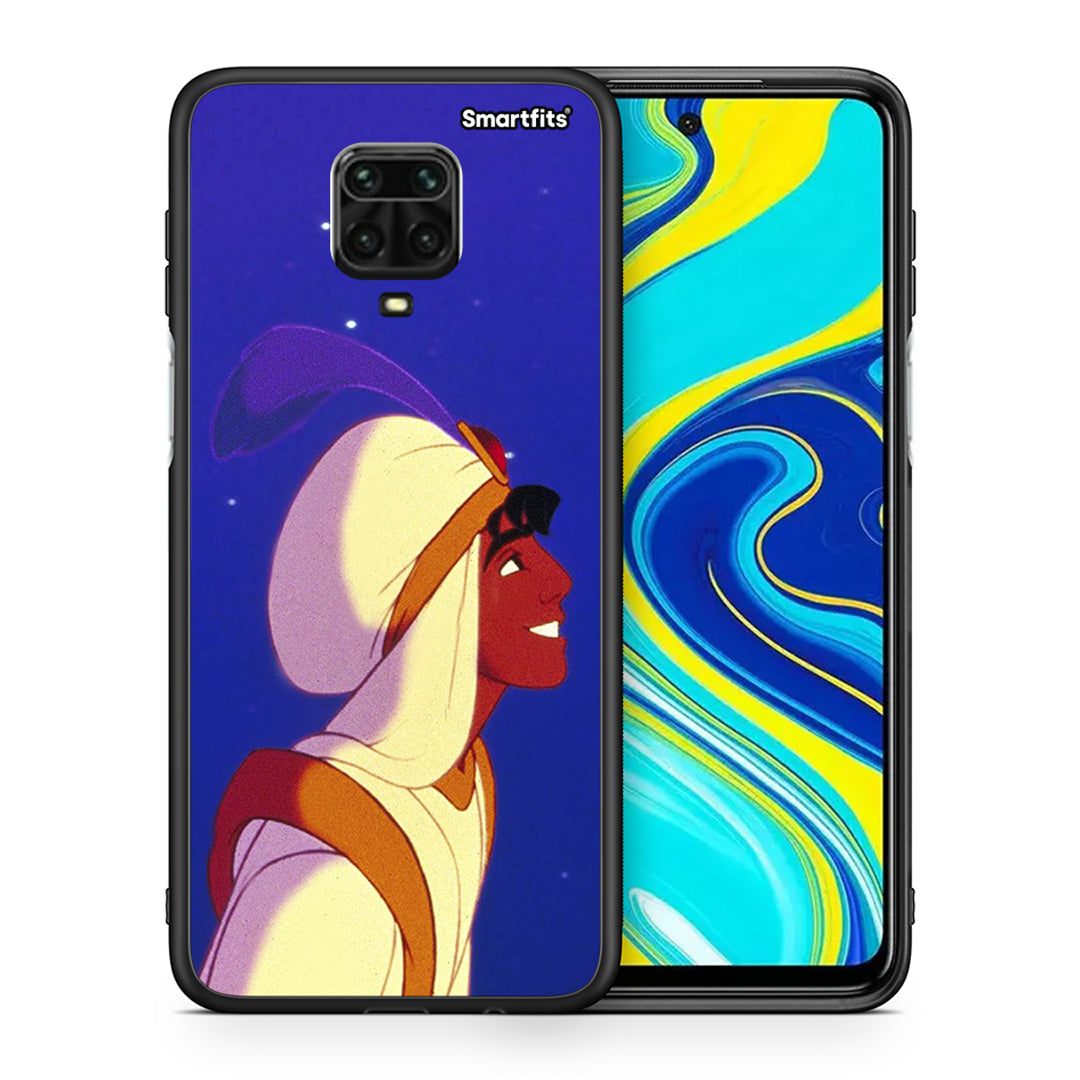 Θήκη Xiaomi Redmi Note 9S / 9 Pro Alladin And Jasmine Love 1 από τη Smartfits με σχέδιο στο πίσω μέρος και μαύρο περίβλημα | Xiaomi Redmi Note 9S / 9 Pro Alladin And Jasmine Love 1 case with colorful back and black bezels