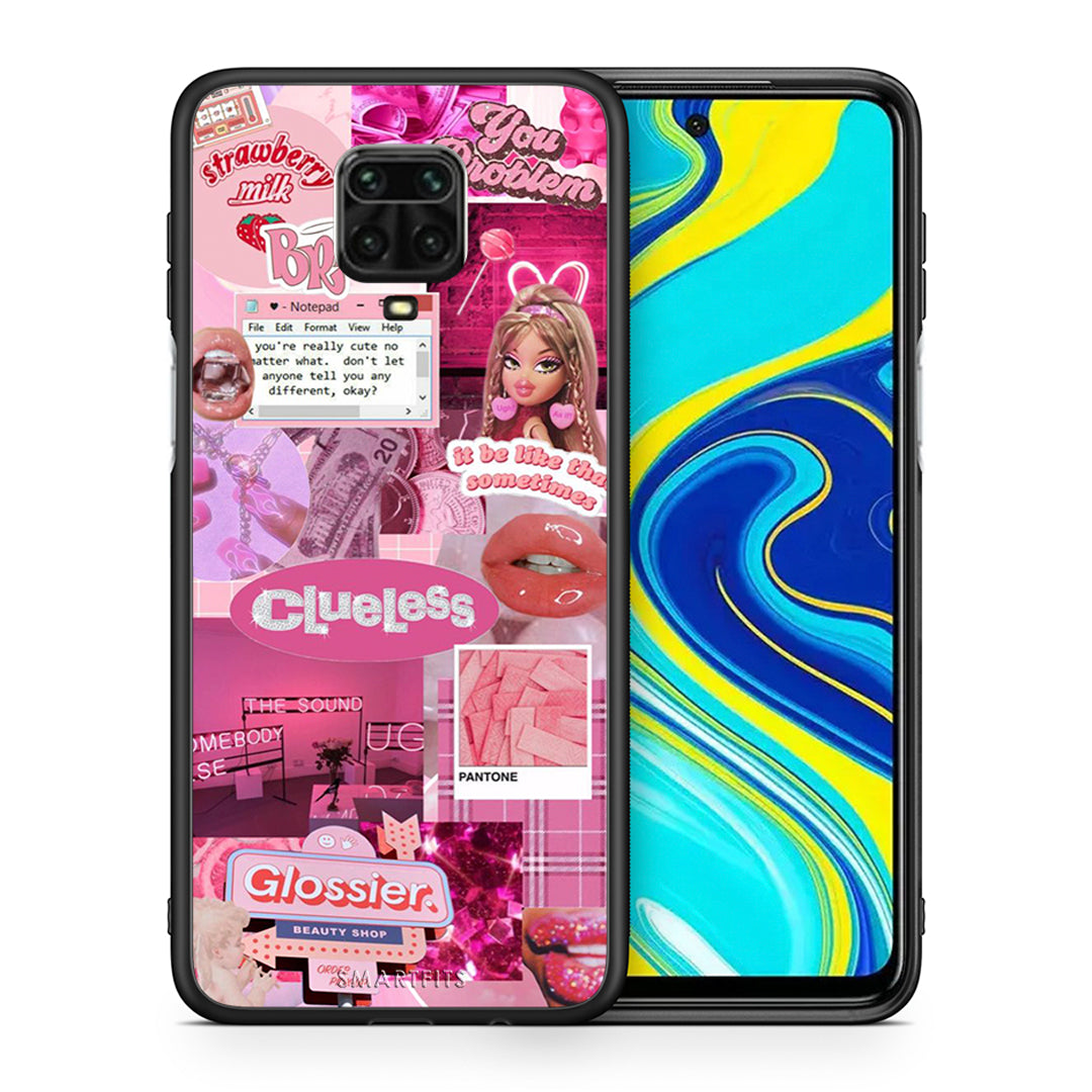 Θήκη Αγίου Βαλεντίνου Xiaomi Redmi Note 9S / 9 Pro Pink Love από τη Smartfits με σχέδιο στο πίσω μέρος και μαύρο περίβλημα | Xiaomi Redmi Note 9S / 9 Pro Pink Love case with colorful back and black bezels