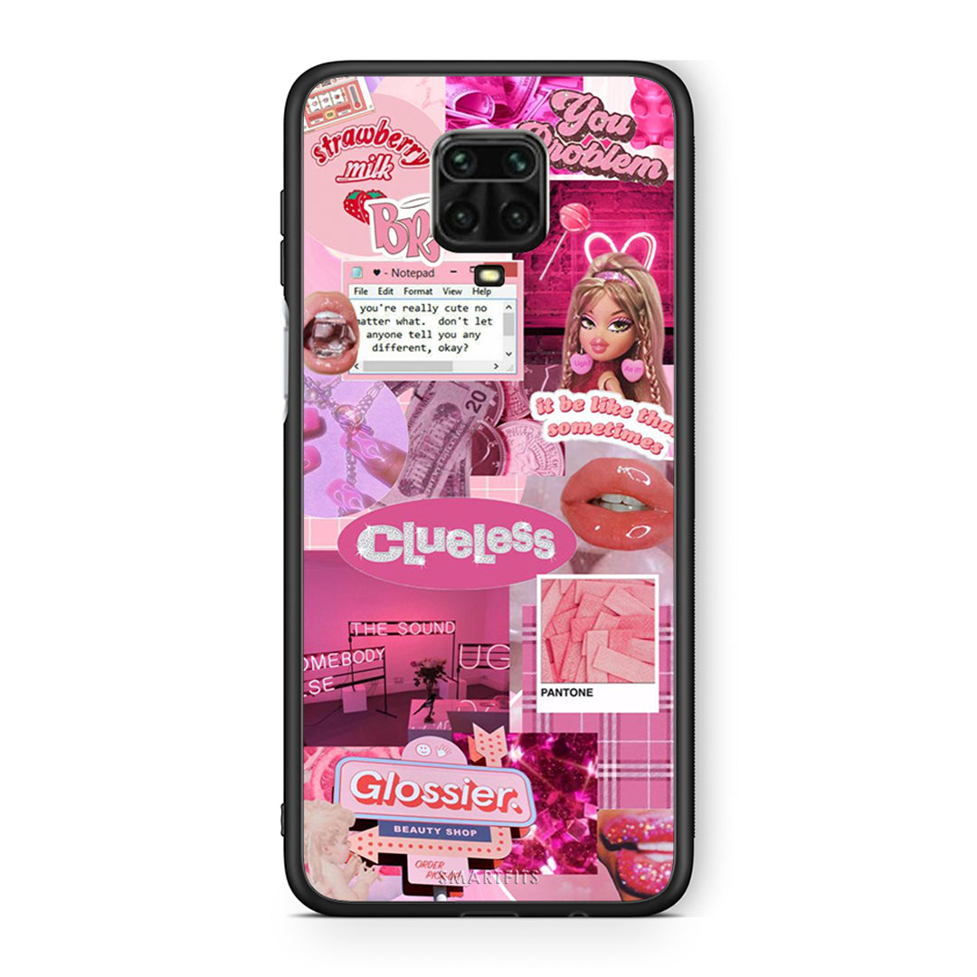Xiaomi Redmi Note 9S / 9 Pro Pink Love Θήκη Αγίου Βαλεντίνου από τη Smartfits με σχέδιο στο πίσω μέρος και μαύρο περίβλημα | Smartphone case with colorful back and black bezels by Smartfits