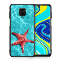 Thumbnail for Θήκη Xiaomi Redmi Note 9S / 9 Pro Red Starfish από τη Smartfits με σχέδιο στο πίσω μέρος και μαύρο περίβλημα | Xiaomi Redmi Note 9S / 9 Pro Red Starfish case with colorful back and black bezels