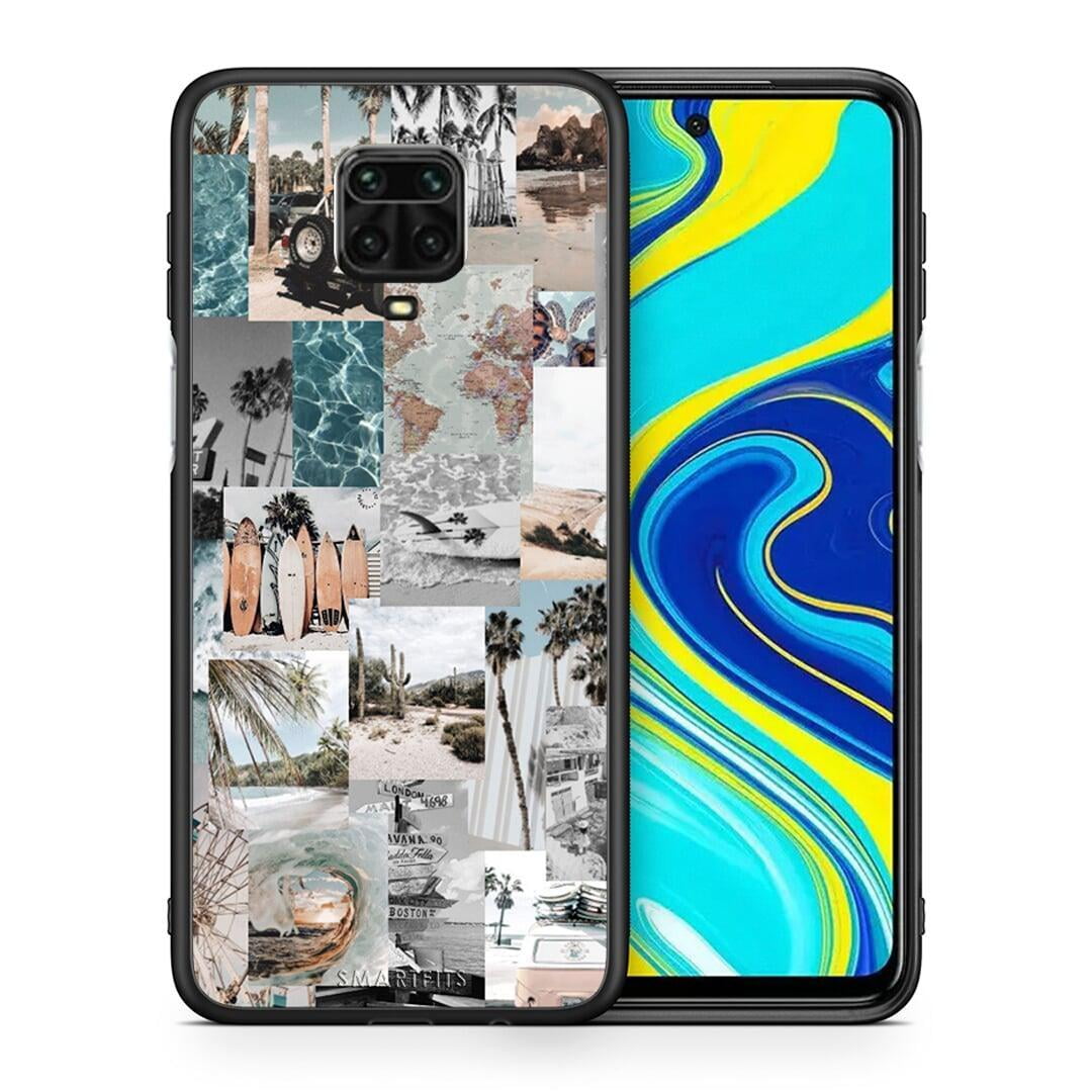 Θήκη Xiaomi Redmi Note 9S / 9 Pro Retro Beach Life από τη Smartfits με σχέδιο στο πίσω μέρος και μαύρο περίβλημα | Xiaomi Redmi Note 9S / 9 Pro Retro Beach Life case with colorful back and black bezels