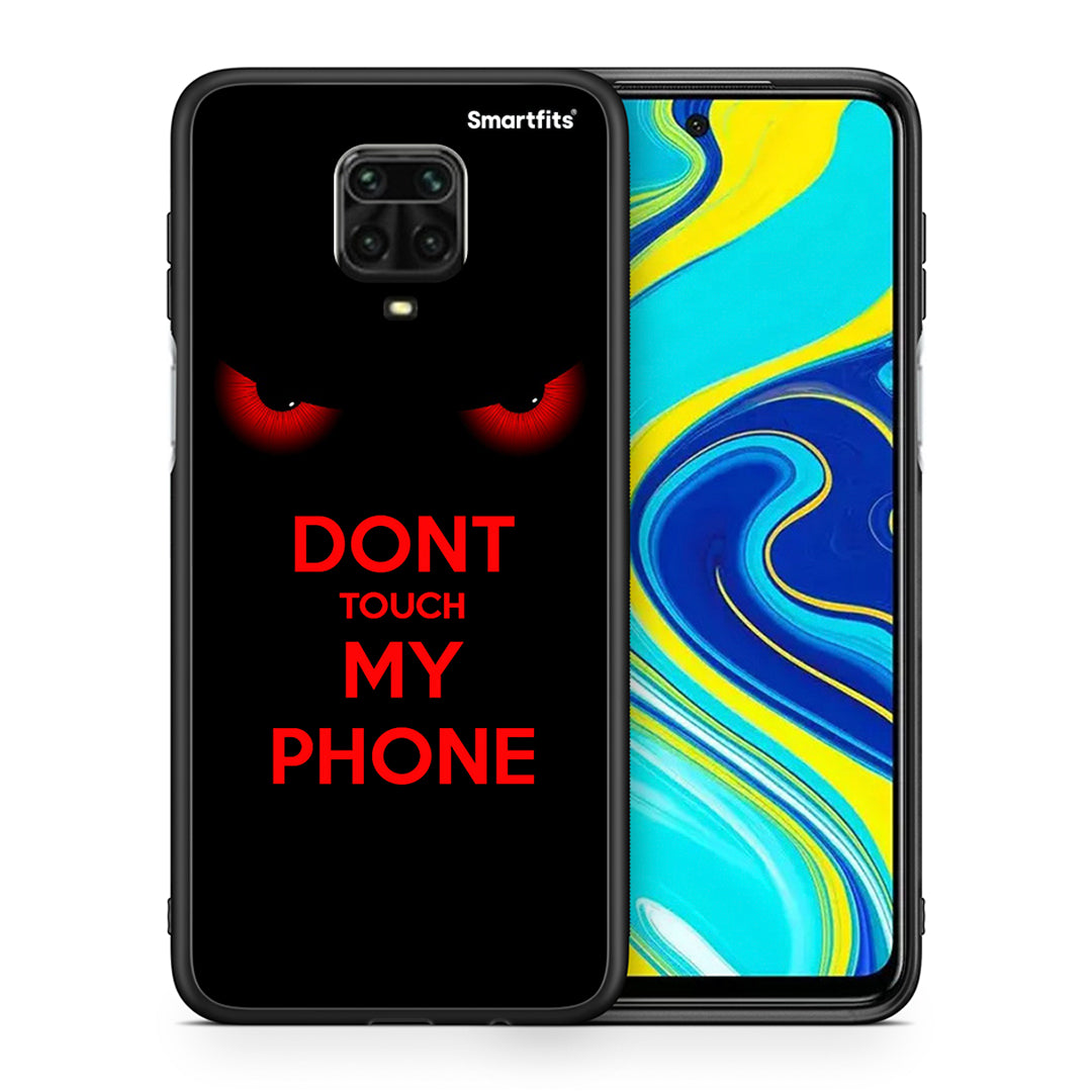 Θήκη Xiaomi Redmi Note 9S / 9 Pro Touch My Phone από τη Smartfits με σχέδιο στο πίσω μέρος και μαύρο περίβλημα | Xiaomi Redmi Note 9S / 9 Pro Touch My Phone case with colorful back and black bezels